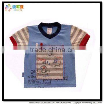 BKD Summer cotton V-neck kids t-shirt