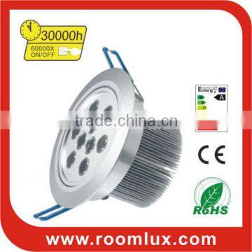 Energy-saving Indoor LED Downlight & Ceiling Light 9W Dia135X70mm