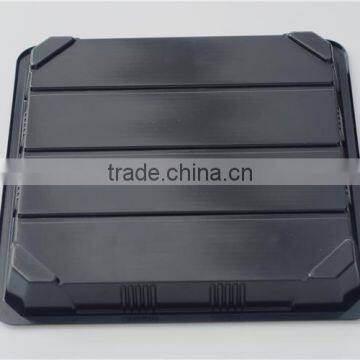 SM1-3114Black Disposable Rectangular Food Tray With Lid photo-4