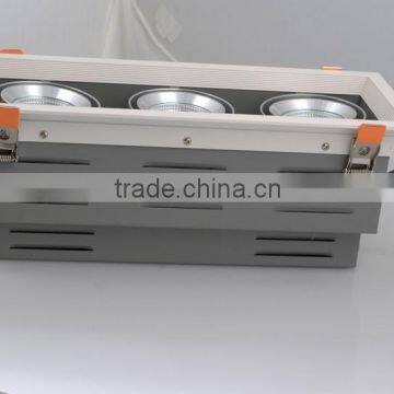 CITIZEN COB GRILIE 3 Head Led Rectangular Downlight TEC002HGR45W photo-3