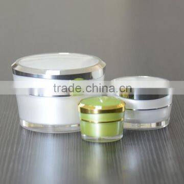 China Wholesale Packaging Cosmetic Cream Plastic Acrylic Cosmetic Jar photo-2