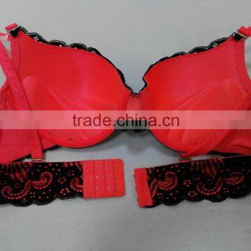 Sexy Women Embroidery Lace Lingerie Underwear Push-Up Brasexy Sponge Bra photo-4