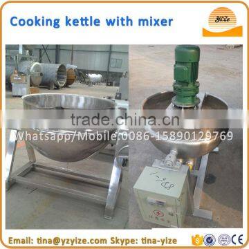 Cooking kettle with agitator / large electric cooking pot