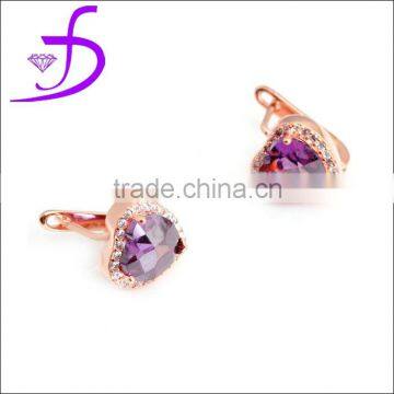 Wholesale 925 sterling silver CZ bridal earrings