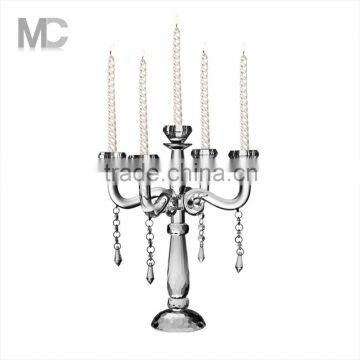 Wedding Table Decroration, Hight Transparent And Polished Candelabra Tree Candle Holder photo-3