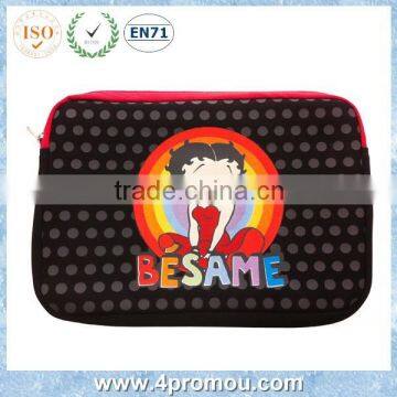 Girl Neoprene zipper tablet bag laptop sleeve