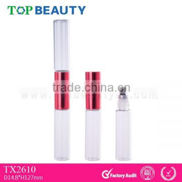 TX2610 10ML Two Head Cosmetic Empty Perfume Roll On Glass Bottle