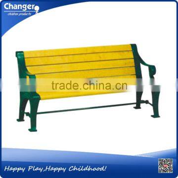 Outdoor WPC park bench garden chair