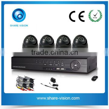 4ch 8ch 16ch optional dvr kit home security system, 1/3" colour CMOS cctv system