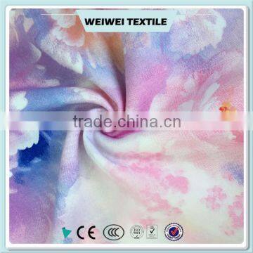 rayon printing fabric for women dress with high quality