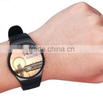 Full Display Round IPS Screen LCD MTK2502C BT4.0 Blood Pressure Monitor Watch KW18 photo-4