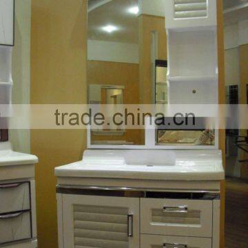 modern design bathroom cabinet in pvc material