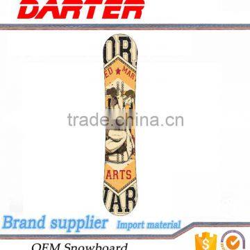 Bulk sale wholesale professional poplar wood core snowboard extruded base skis