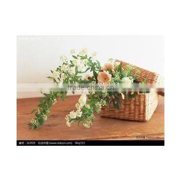 Fruit Wicker Basket /flower Basket for Wedding/handmade Flower Basket photo-4