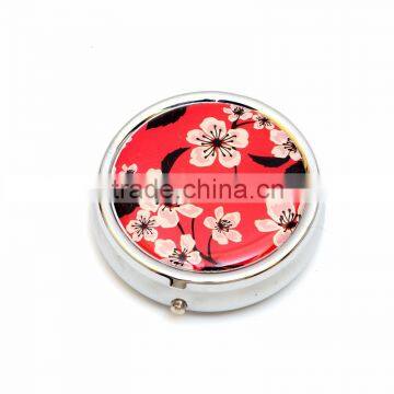 metal pill containers pill holder weekly cute pill box