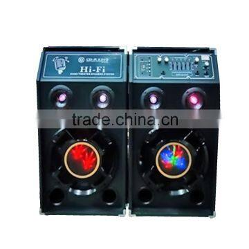 Wonderful Music Sound System With Led Light 10 Inch Stereo Speaker Made in China Big Power Speaker photo-2