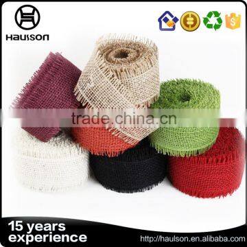Accept Rush Order Personalized Good Quality Burlap Ribbon Wholesale photo-3