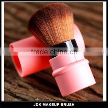 Retractable Portable Blush Brush Cosmetic Powder Brush Super Soft Hair Cosmetic Tool photo-3