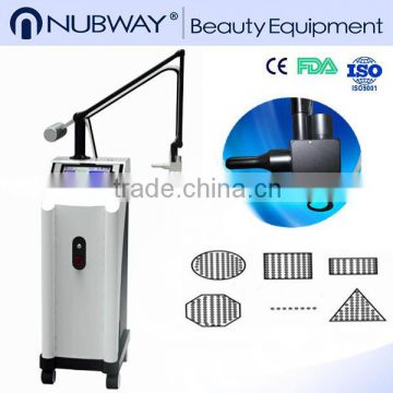 10600nm 40w laser acne scar removal professional stationary fractional co2 laser rf tube