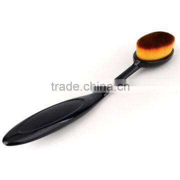 10pcs Black Cheapest Oval Foundation Cosmetic Brush