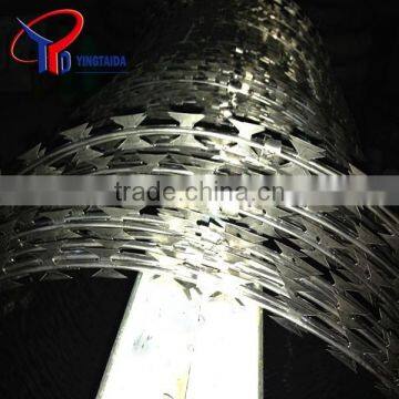 Hot Dipped Galvanized Razor Blade Wire Fencing photo-2