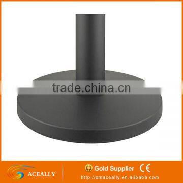 Flat Base Retractable Belt Queue Barrier Stantion for Advertising photo-2