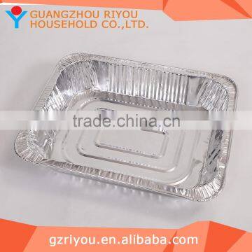 High Quality Household Aluminum Foil Container Paper Lid,Airline Aluminum Foil Container