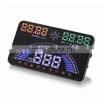 5.8 Inch Screen Hud S7 GPS hud for Car with speed and overspeed