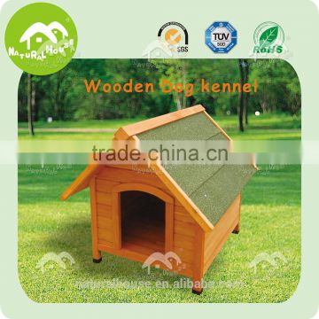 Natural wooden outdoor dog kennel wholesale