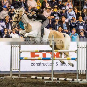 Horse Lead Rope Equestrian Product With Leather Knots photo-2