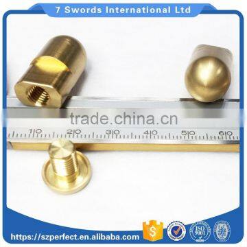 Customized precision with high quality copper cnc turning parts
