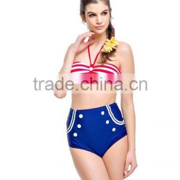 2016 Retro High Waist Bikini photo-3