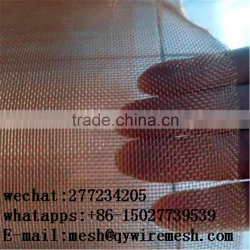 HOT SALES copper crimped wire mesh,braided copper crimped screen wire mesh, red/phosphor copper bronze crimped wire mesh