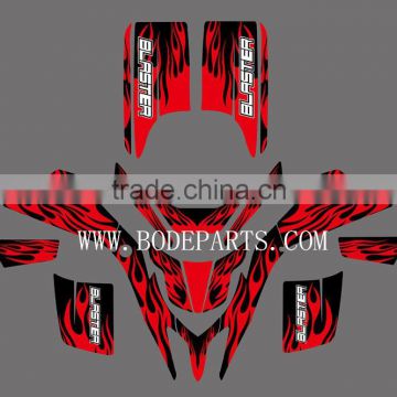 (fire 0214) DECALS STICKERS Graphics Kits For YAMAHA BLASTER YFS 200 1988-1996 1997 1998 1999 2001 2002 2003 2004 2005 2006