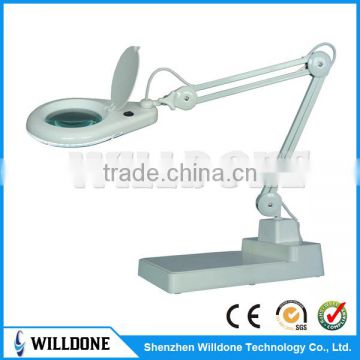 Skin Checking LED Vertical Metal Magnifying Lamp 20X