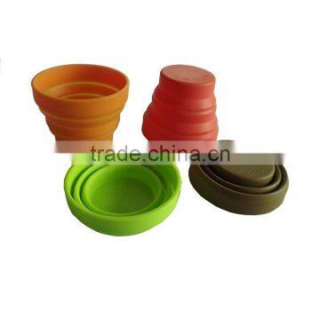 Hot! Heat Stable Silicone Collapsible Cup