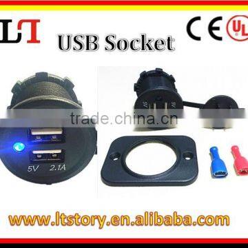 Twin USB Socket 12V