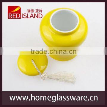 Colorful Ceramic Tea Canister Container Storage Jar photo-5