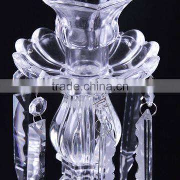 New Arrival Custom Design Tall Wedding Crystal Candelabra Manufacturer Sale photo-2