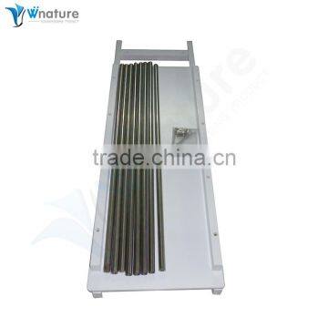 Large Rectangular Modern White Leather Bench With Shoes Storage Rack Eco-Friendly photo-4