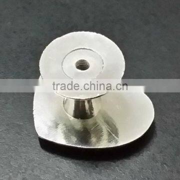 Bling Bling Heart Shaped Metal Alloy Furniture Cabinet Knobs photo-3