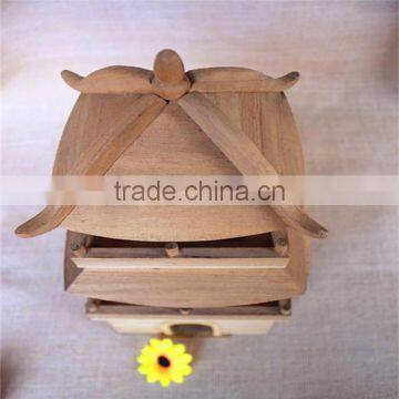 Unfinished Tower Wood House Toy Kids Wood Toys Modular Houses Wood Toys for Sale photo-4