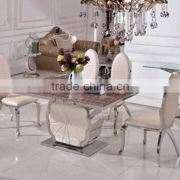 TH385 Heated Modern Dining Room Table Marble Dining Room Table photo-2
