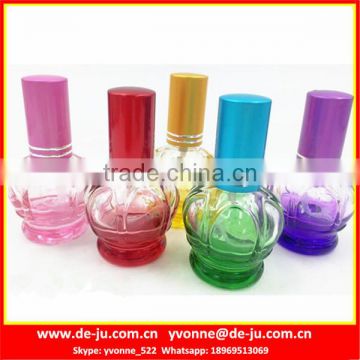 Crown Body Fancy Glass Perfume Bottles