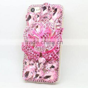 pc + Tpu Phone Case Diamond Sticker Phone Shell for Iphone 7 photo-2