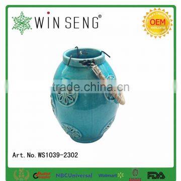 Personalized Ceramic Craft Candle Holder of Jar Shape photo-2