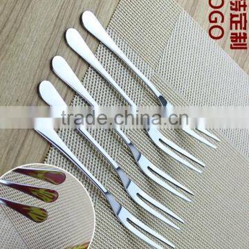 High Quality Stainless Steel Fruit Fork/cocktail Fork photo-3