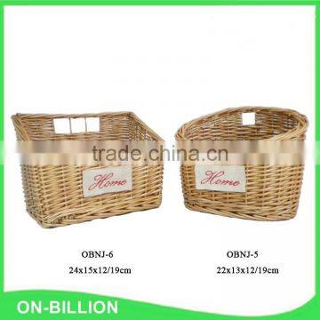 Decorative Custom Cheap Natural French Willow Food Basket photo-2