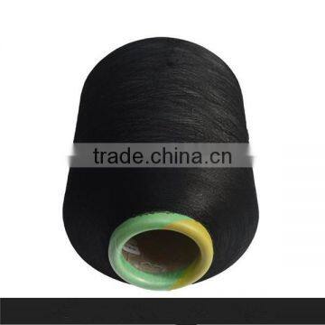 Nylon Spandex Covered Yarn 7070 Black SCY photo-3