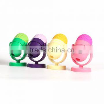 LE70001 Microphone Shaped Eraser With Pencil Sharpener , Fancy Eraser Set photo-2
